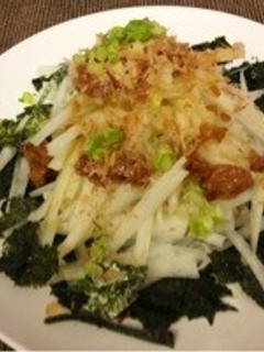 さっぱり☆梅ドレッシングの大根サラダ-レシピのメイン写真