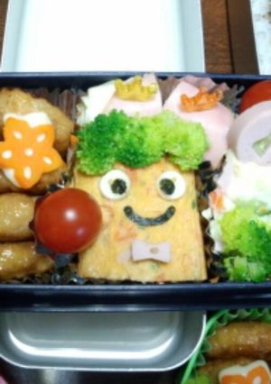 お弁当に☆アフロくん♪-レシピのメイン写真