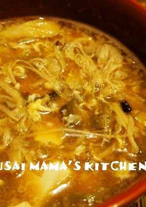 「食べるラー油」で作る酸辣湯-レシピのメイン写真