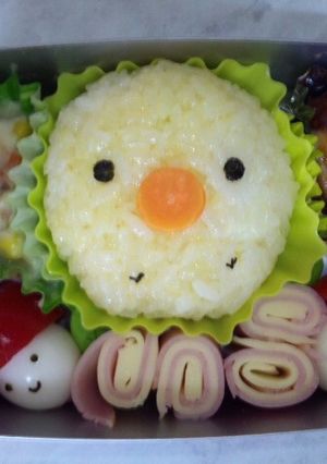 うずらとプチトマトできのこ（キャラ弁）-レシピのメイン写真