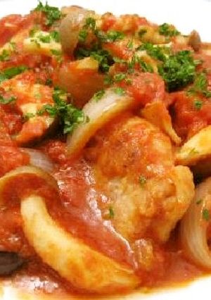 鶏肉と秋野菜のトマト煮込み-レシピのメイン写真