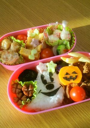 2012秋のキャラ弁 ハロウィンミッキー-レシピのメイン写真