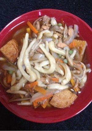 うどん(UDON)-シーチキン醤油-レシピのメイン写真