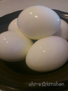 絶対に殻がつるんっ♪と剥けるゆで卵☆-レシピのメイン写真