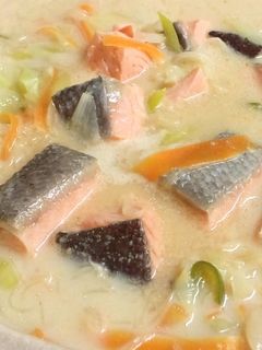 鮭のチャンチャン鍋風-レシピのメイン写真