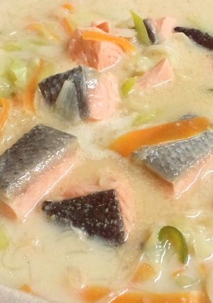 鮭のチャンチャン鍋風-レシピのメイン写真