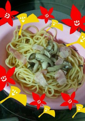 秋っぽい♪和風？きのこスパ-レシピのメイン写真