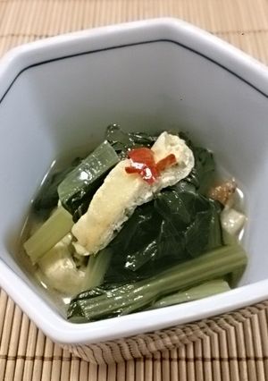 アンチエイジング✿小松菜の煮浸し-レシピのメイン写真