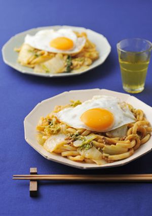 焼き麻婆うどん-レシピのメイン写真
