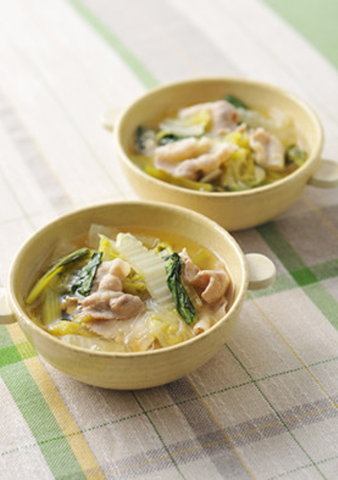 白菜と豚肉の具だくさんスープ-レシピのメイン写真