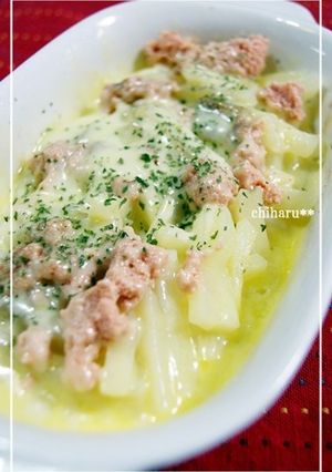 チーズとろ~り♪*めんたいポテチーズ*-レシピのメイン写真