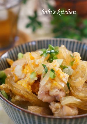 ✿ マロニーちゃんで親子丼✿-レシピのメイン写真