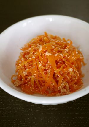 お弁当にレンジで楽うま♪人参のたらこ和え-レシピのメイン写真