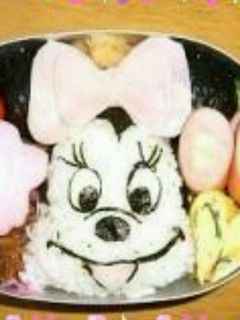 キャラ弁★ミニーちゃん♪-レシピのメイン写真