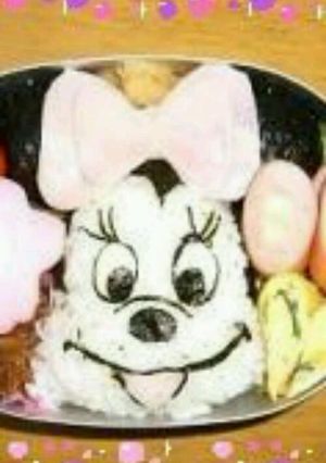 キャラ弁★ミニーちゃん♪-レシピのメイン写真