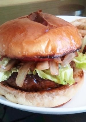 焼肉部流のハンバーガープレート-レシピのメイン写真