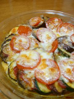 ナスとトマトのチーズ焼き-レシピのメイン写真