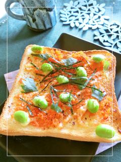 とびこ×枝豆の和トースト-レシピのメイン写真