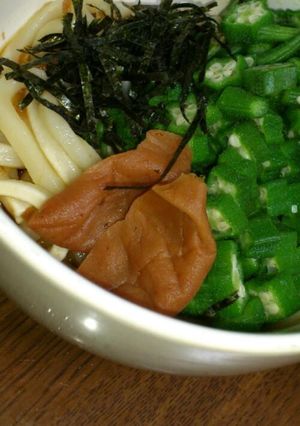 ぶっかけ梅うどん♪-レシピのメイン写真