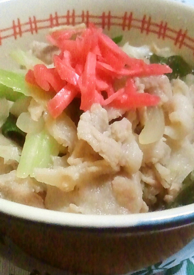 生姜と長ネギたっぷりの♥豚丼♥-レシピのメイン写真