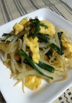 もやしとニラの味噌炒め-レシピのメイン写真
