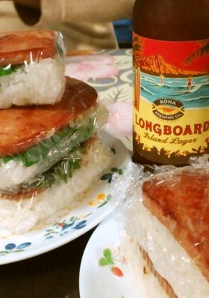 めんつゆで簡単　スパムむすび-レシピのメイン写真