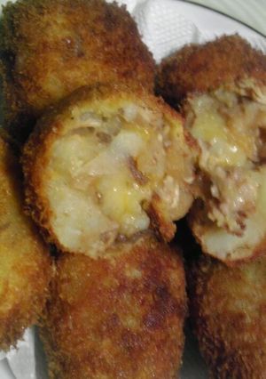残りすき焼きで簡単☆チーズコロッケ-レシピのメイン写真