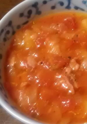 簡単!トマトスープ-レシピのメイン写真