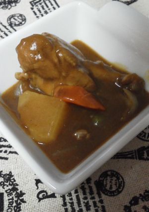 簡単！とろとろ手羽元リメイク☆カレー♪-レシピのメイン写真