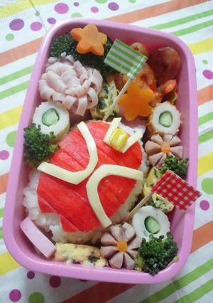 仮面ライダー ウィザード★キャラ弁-レシピのメイン写真