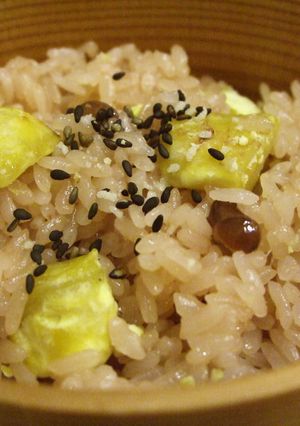 栗入りお赤飯-レシピのメイン写真