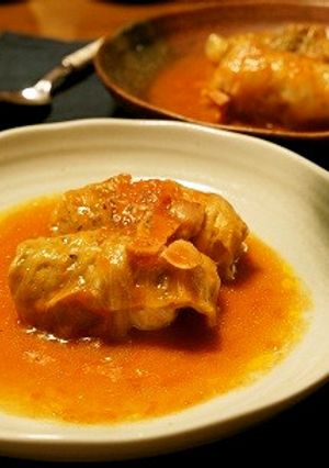 甘酸っぱいトマトのロールキャベツ-レシピのメイン写真