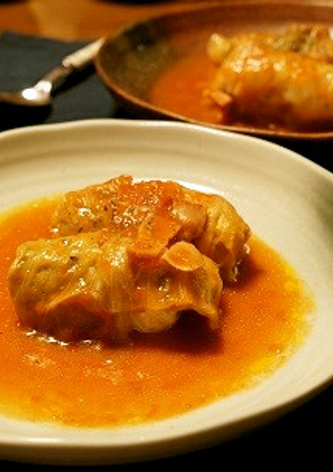 甘酸っぱいトマトのロールキャベツ-レシピのメイン写真