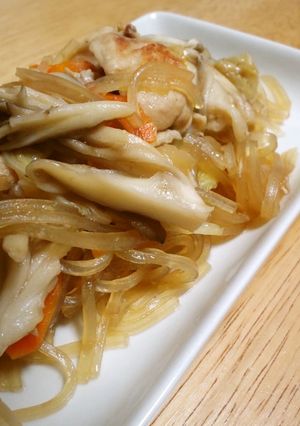 フライパン1つでマロニー野菜炒め♪-レシピのメイン写真
