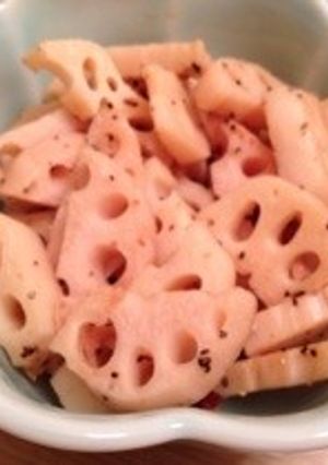 塩味のれんこんきんぴら-レシピのメイン写真