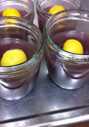 秋の栗入り水羊羹-レシピのメイン写真