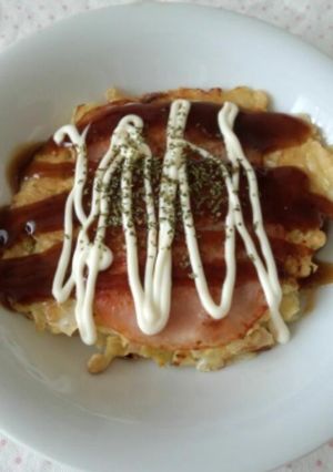 ヘルシー!ハムのお好み焼き-レシピのメイン写真