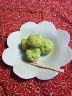 さつまいもと豆乳で茶巾絞り-レシピのメイン写真