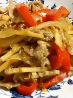 豚肉と筍炒め-レシピのメイン写真