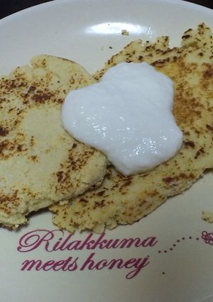 トーフミールのパンケーキ豆腐クリーム添え-レシピのメイン写真