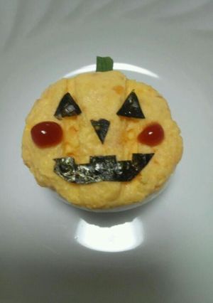 簡単デコ!美味しい卵サラダ♪ハロウィン♪-レシピのメイン写真