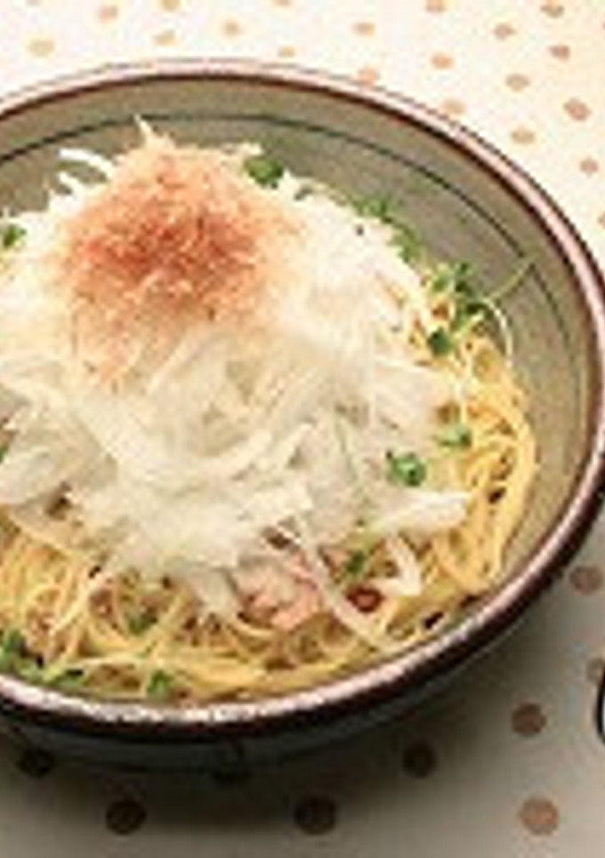 新玉とツナの和風パスタ♪-レシピのメイン写真