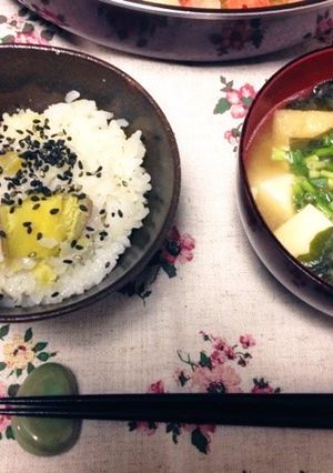 もっちもち☆さつまいものおこわ-レシピのメイン写真