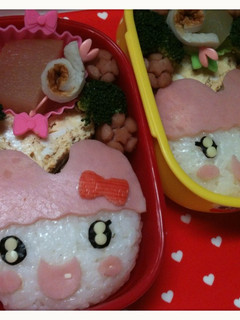キャラ弁 ちゃまめっち たまごっち-レシピのメイン写真