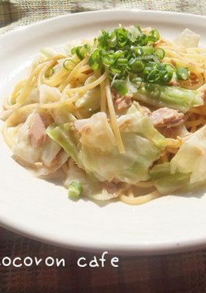 簡単♪キャベツとツナのレモン醤油パスタ-レシピのメイン写真