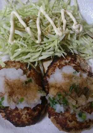 長いも入り豆腐ハンバーグ-レシピのメイン写真