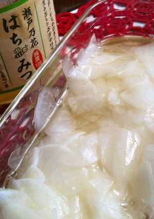 ●無駄なし●はちみつ大根●喉の痛みに●-レシピのメイン写真