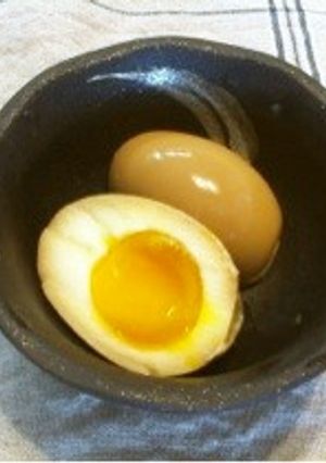 にんにく風味がたまらない♡トロトロ煮卵-レシピのメイン写真