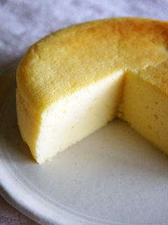 スフレチーズケーキ-レシピのメイン写真