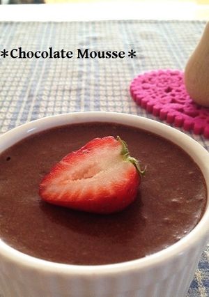 水切りヨーグルトで✽簡単濃厚チョコムース-レシピのメイン写真